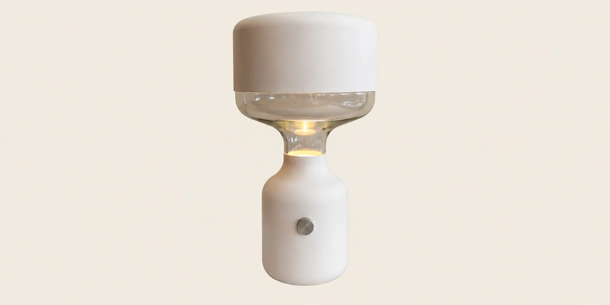 Bell Table Lamp - White Large - In Stock