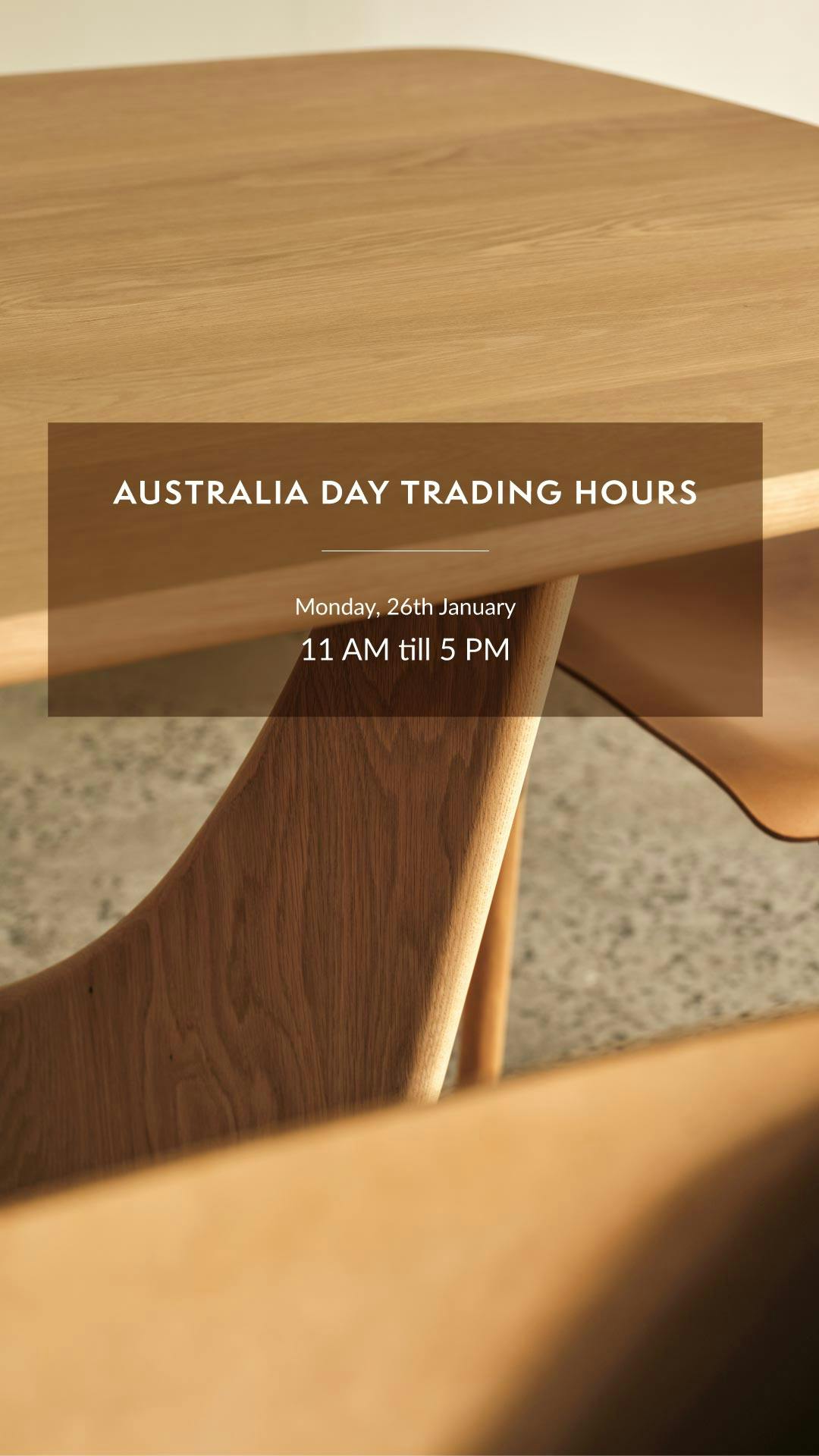 AUSTRALIA DAY TRADING HOURS