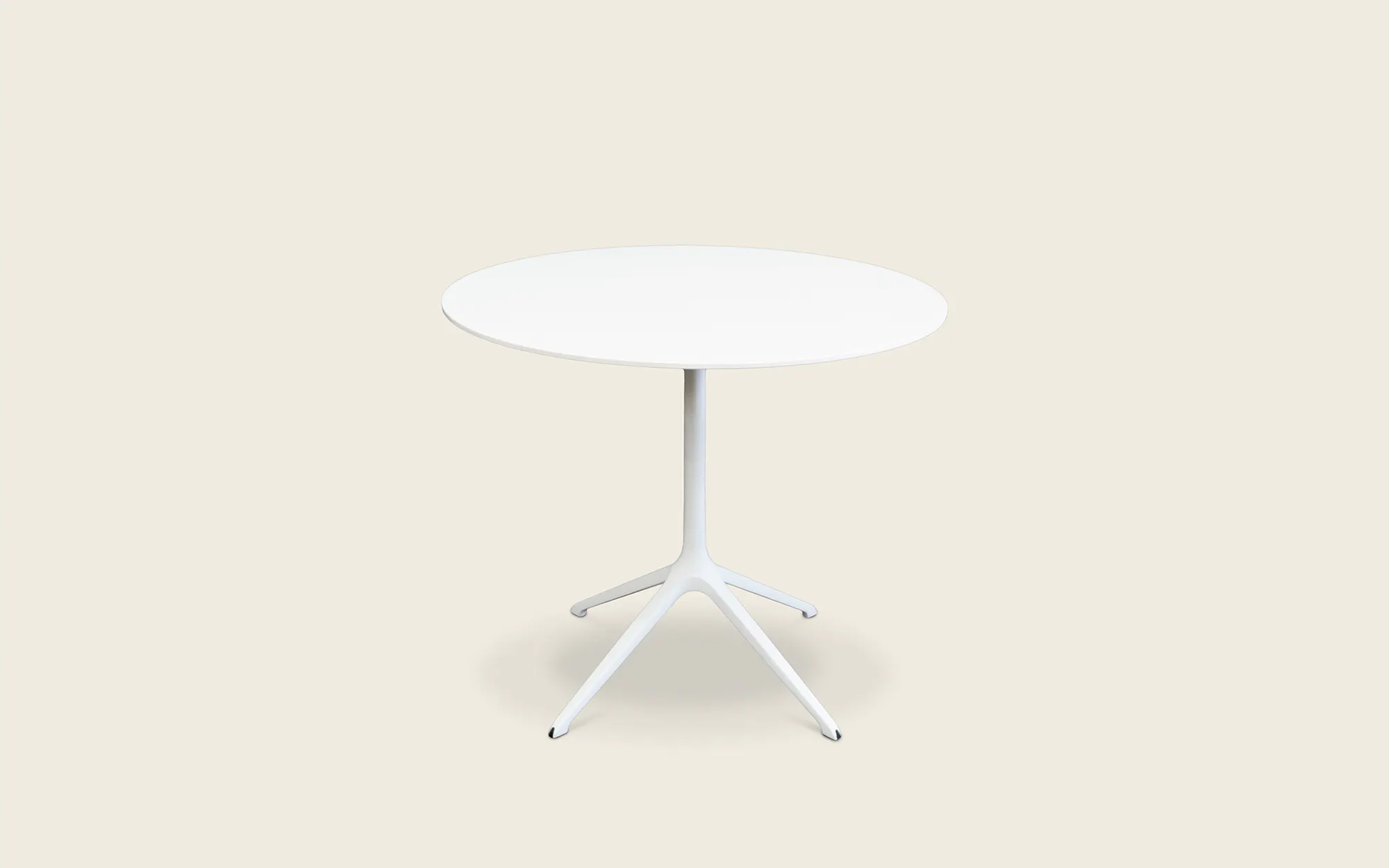 Elephant Round Dining Table - White - In Stock
