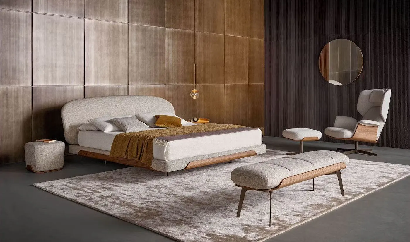 Olos Bed, Olos Bench, Olos Armchair