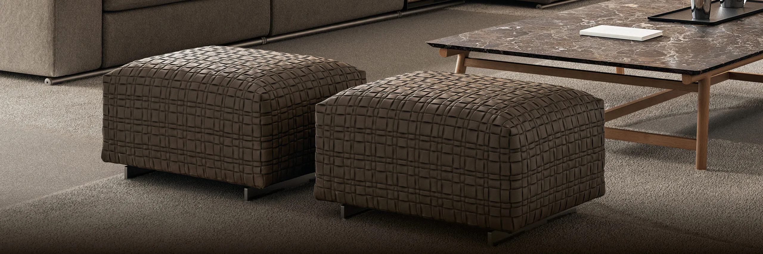 Flexform Benches and Ottomans