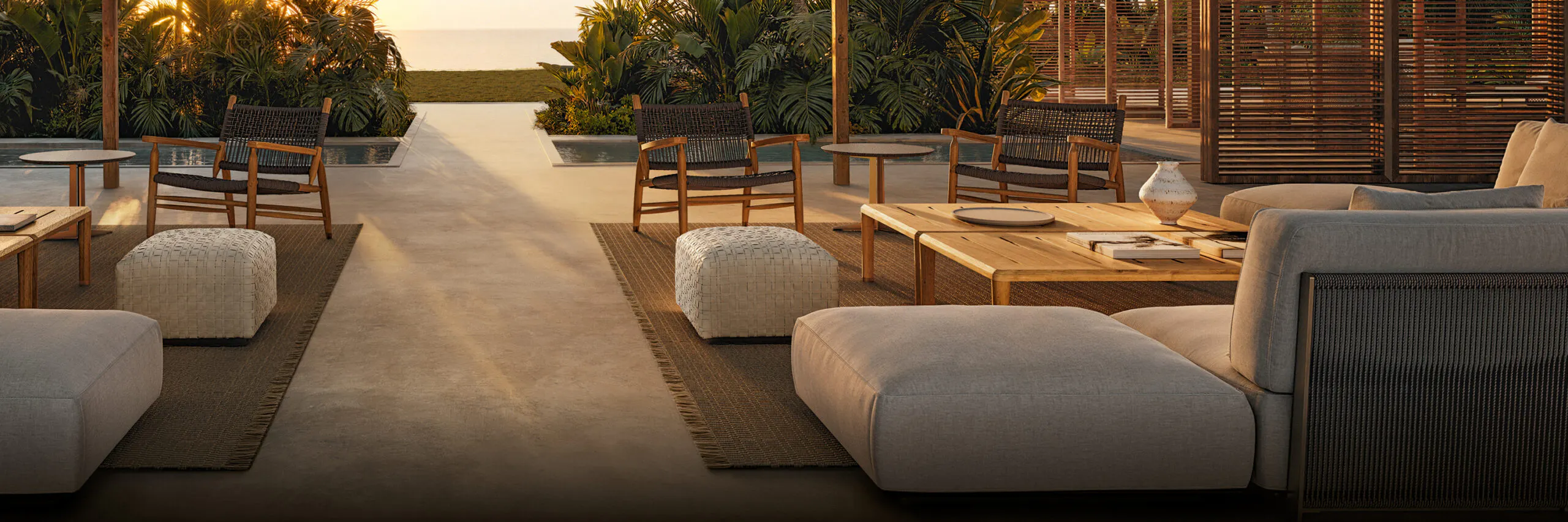 Flexform Outdoor Coffee Tables