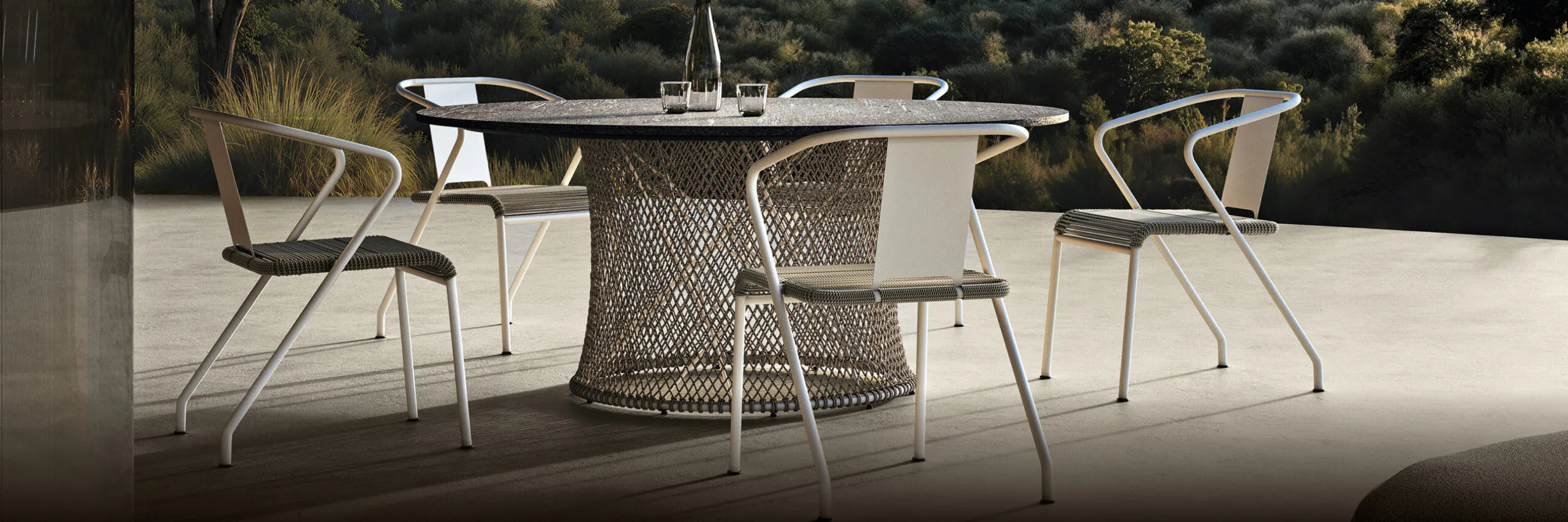 Flexform Outdoor Dining Chairs